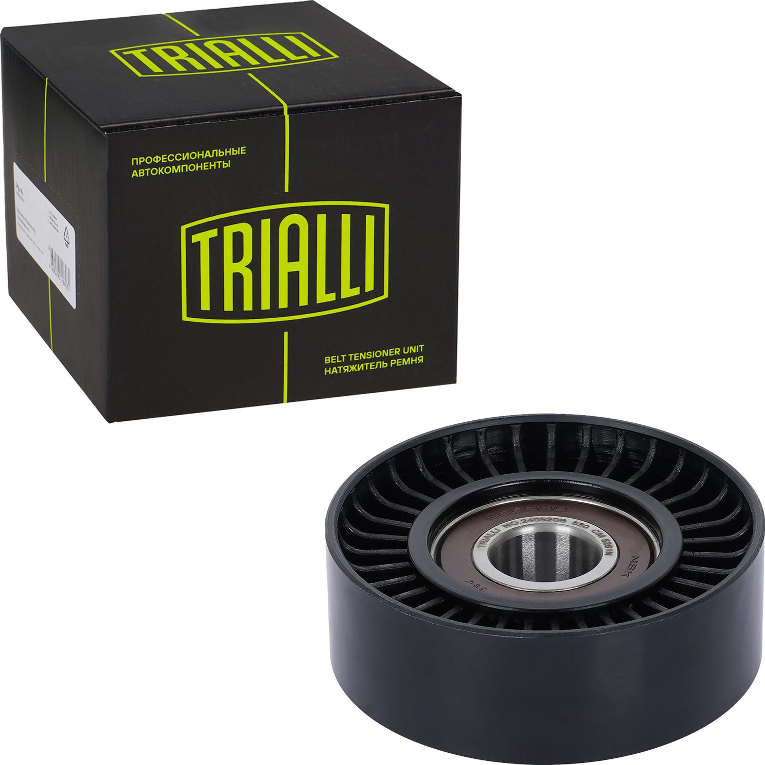 Натяжной ролик (натяжитель) приводного клинового зубчатого ремня Trialli. Артикул CM 5261N