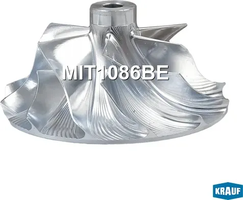 Крыльчатка турбокомпрессора Krauf. Артикул MIT1086BE