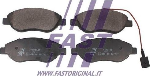 Тормозные колодки Fast. Артикул FT29145