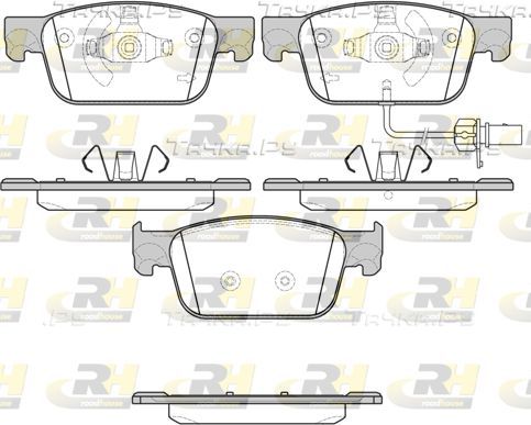 Тормозные колодки RoadHouse передние для Audi A5 II (F5) 2016-2026. Артикул 21692.01