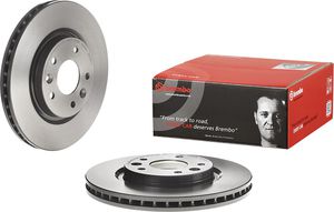 Тормозной диск Brembo UV Coated передний для Nissan X-Trail T32 2013-2025. Артикул 09.C545.11