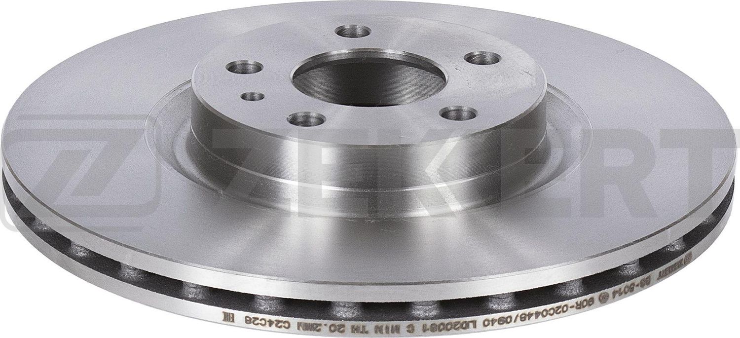 Тормозной диск Zekkert передний для Fiat Tipo 356 2015-2026. Артикул BS-5014
