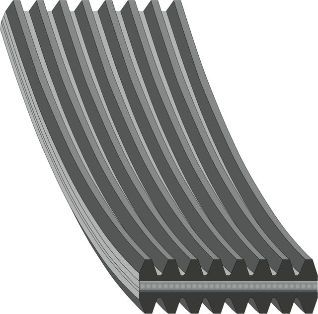 Приводной ремень поликлиновой Febi Bilstein (EPDM (Этилен-пропиленовый каучук)). Артикул 177989