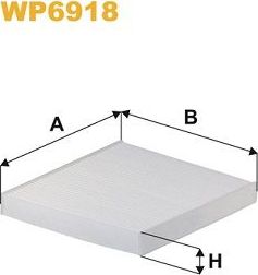 Салонный фильтр WIX Filters. Артикул WP6918