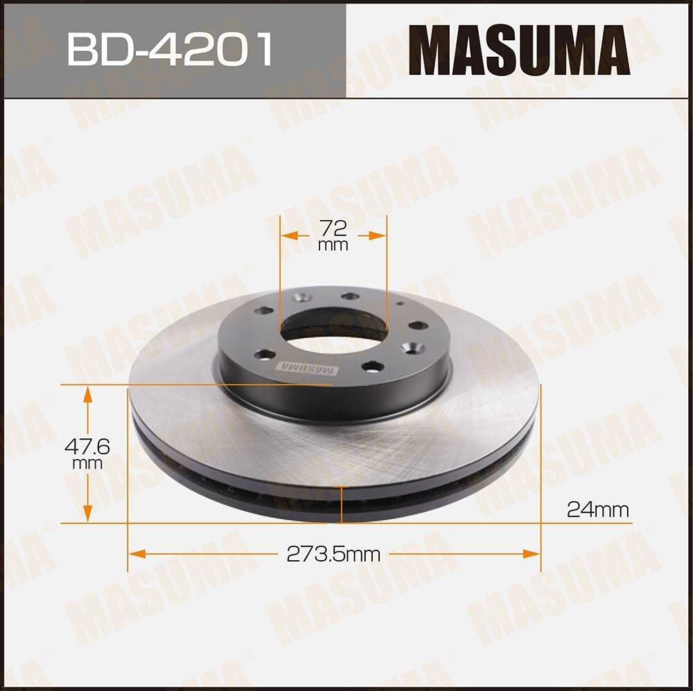 Тормозной диск Masuma. Артикул BD-4201