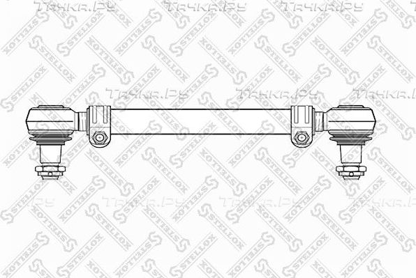 Рулевая тяга поперечная Stellox для Scania R 2004-2015. Артикул 84-35139-SX