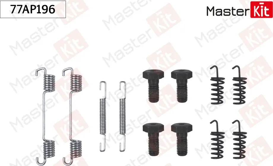 77AP196 Комплект установочный барабанных колодок Mercedes-Benz VIANO (W639) 2003 (Master KIT). Артикул 77AP196