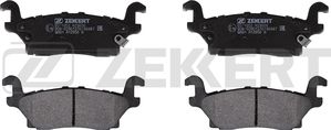 Тормозные колодки Zekkert задние для Hummer H3 2005-2010. Артикул BS-1052