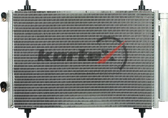 Радиатор кондиционера с ресивером PeugeotCitroen 308 (07-)C4 (10-) (LRAC 20GH) (Kortex). Артикул KRD2192