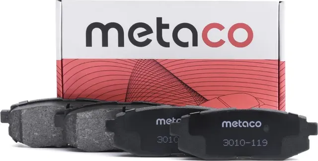 Колодки тормозные задние дисковые к-кт (Metaco). Артикул 3010119