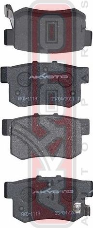 Тормозные колодки Akyoto Packing AKYOTO. Артикул AKD-1119