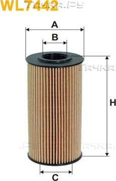 Масляный фильтр WIX Filters для Kia Proceed I 2008-2012. Артикул WL7442
