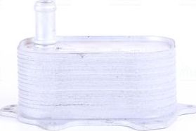 Радиатор масляный (маслоохладитель) для двигателя Nissens (алюминий). Артикул 91206