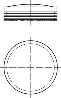 Поршневая група Mahle для Mercedes-Benz C-Класс I (W202) 1993-2000. Артикул 003 01 01