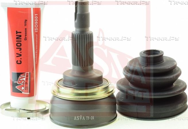 Шрус наружный (граната) Asva передний для Toyota Camry 10 (V10, XV10) 1991-1996. Артикул TY-28