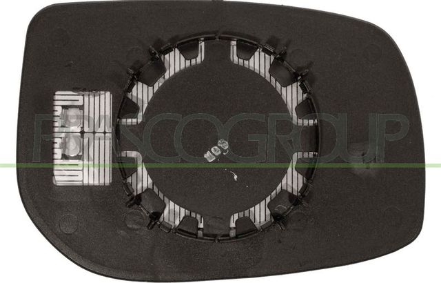 Зеркальное стекло бокового зеркала Prasco левое для Toyota Auris I 2006-2012. Артикул TY3507514