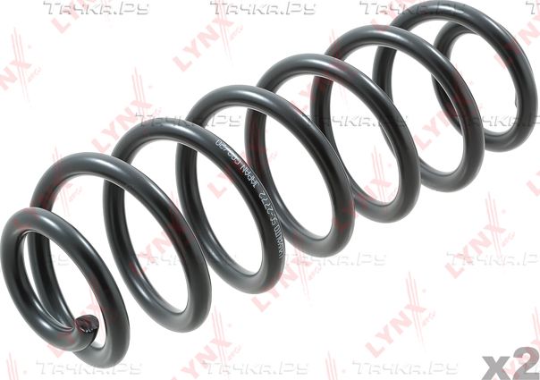 Пружина подвески LYNXauto задняя для Volkswagen Passat B6 2005-2010. Артикул SC-2772