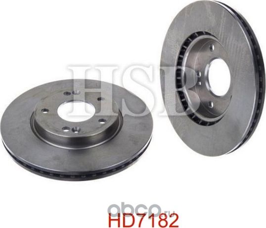 Диск тормозной (HSB). Артикул HD7182