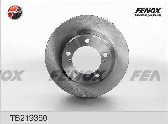 Тормозной диск Fenox. Артикул TB219360