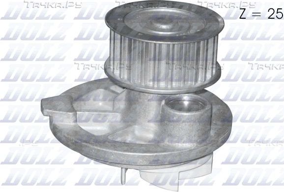 Помпа (водяной насос) Dolz для Opel Zafira A 2002-2005. Артикул O139