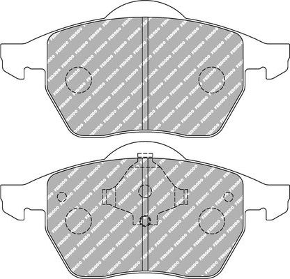 Тормозные колодки FERODO RACING DS2500 для SEAT Alhambra I 1996-2010. Артикул FCP590H