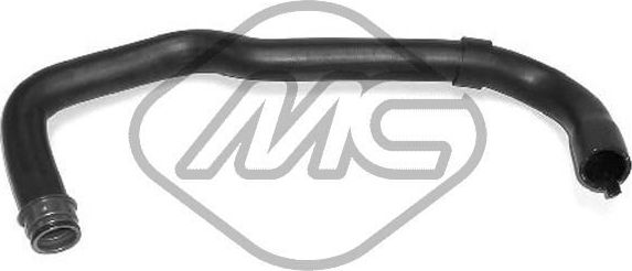 Патрубок радиатора (системы охлаждения) Metalcaucho нижний для Peugeot 306 1993-2002. Артикул 08611