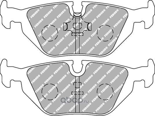 Колодки тормозные дисковые (Ferodo). Артикул FDS850
