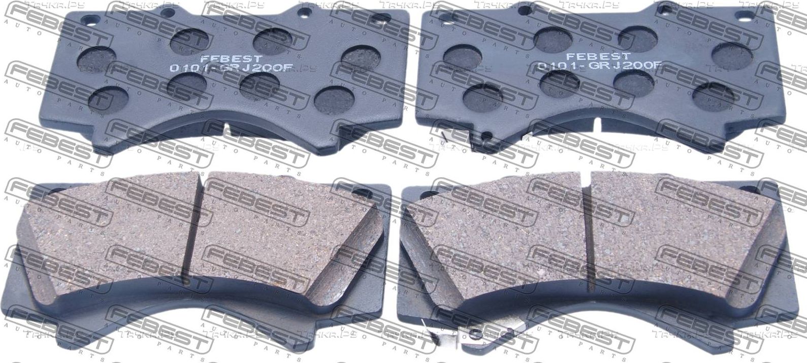Тормозные колодки Febest передние для Toyota Sequoia II 2007-2026. Артикул 0101-GRJ200F