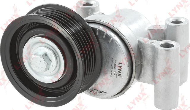 Натяжной ролик (натяжитель) приводного клинового зубчатого ремня LYNXauto для Mazda 5 II (CW) 2010-2015. Артикул PT-3196