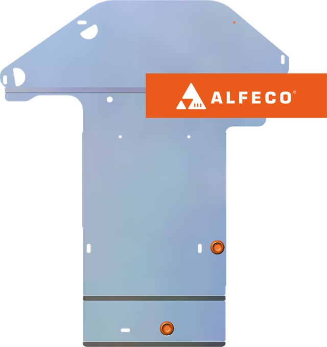 Защита алюминиевая Alfeco для картера и КПП BMW 3 Е90-91 2008-2011. Артикул ALF.34.52al