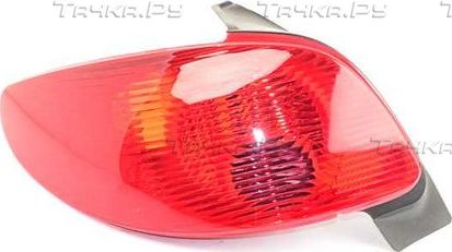 Фонарь задний BSG левый для Peugeot 206 1998-2012. Артикул BSG 70-805-012