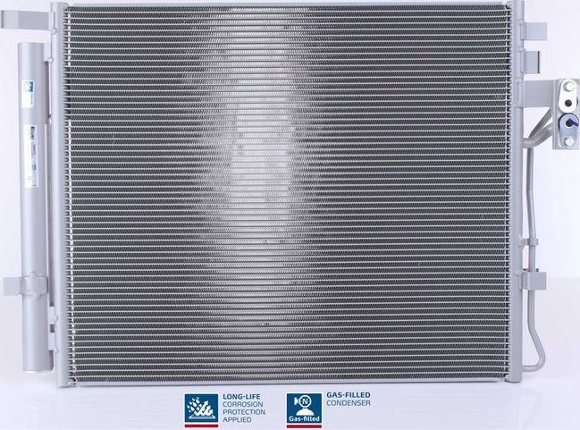 Радиатор кондиционера (конденсатор) Nissens (алюминий). Артикул 940272