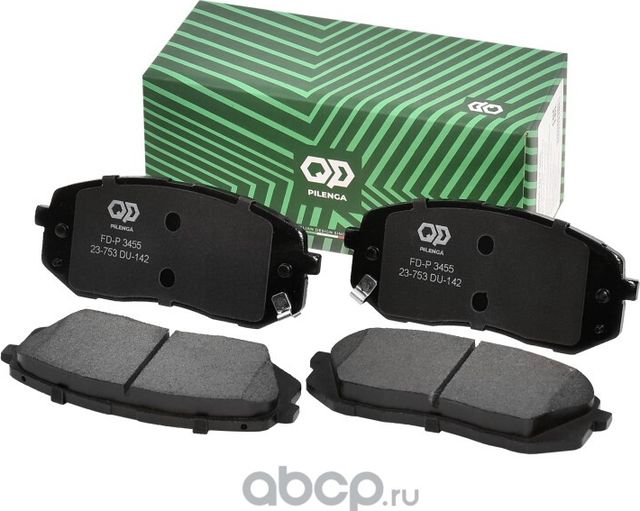 Колодки тормозные дисковые передние (Pilenga). Артикул FDP3455