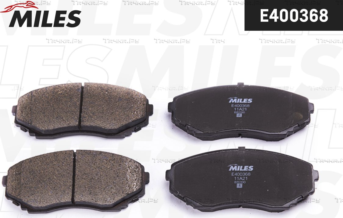 Тормозные колодки Miles (Low-Metallic) для Mazda MPV II (LW) 1999-2006. Артикул E400368