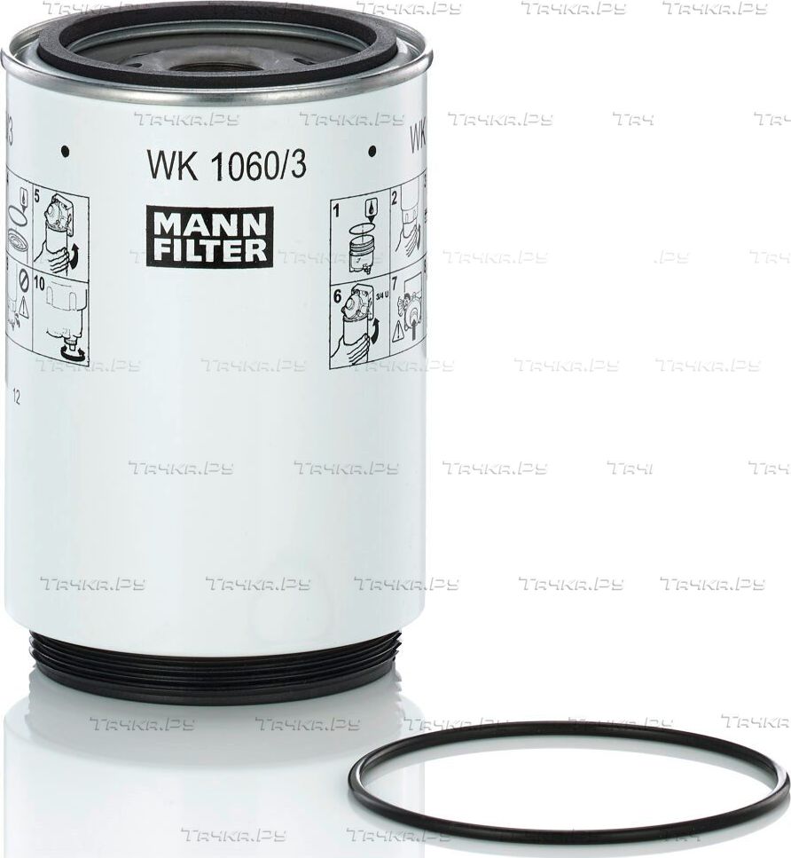 Топливный фильтр Mann-Filter для DAF CF 65 2001-2013. Артикул WK 1060/3 x