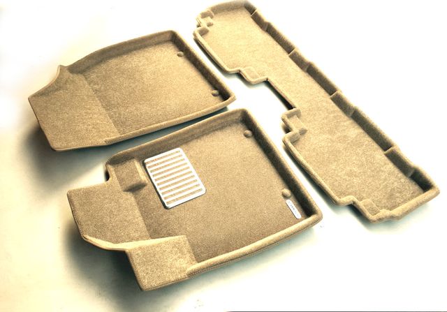 Коврики текстильные Euromat 3D Lux для салона Lexus RX рестайлинг 2012-2015 БЕЖЕВЫЕ. Артикул EM3D-003209T