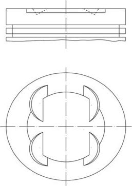 Поршень Mahle. Артикул 011 PI 00110 000