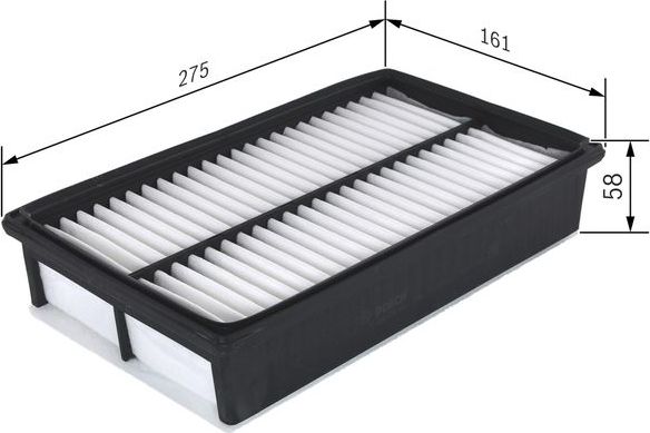 Воздушный фильтр Bosch для Mazda CX-7 I 2009-2013. Артикул F 026 400 444