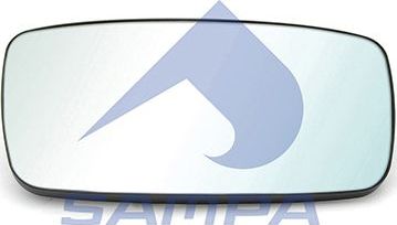 Зеркальное стекло бокового зеркала Sampa. Артикул 051.129
