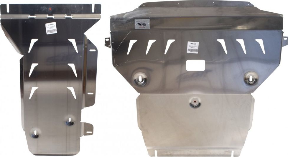 Защита алюминиевая АВС-Дизайн для картера и КПП BMW X4 F26 2014-2018. Артикул 34.08ABC