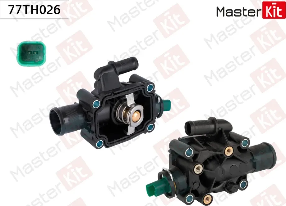 77TH026 Термостат\ CITROEN/PEUGEOT 1.4/1.6 91°C (Master KIT). Артикул 77th026