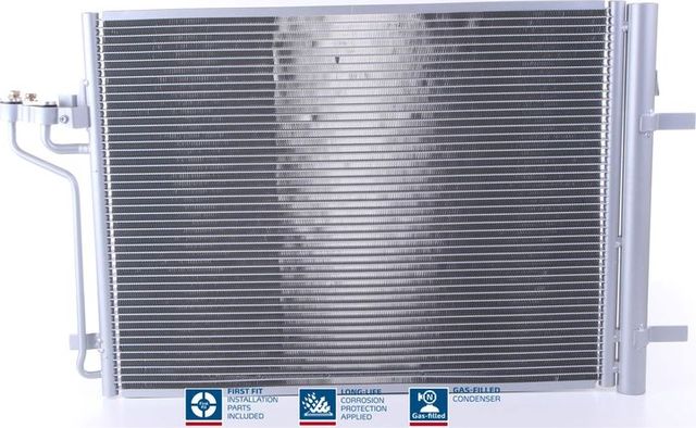 Радиатор кондиционера (конденсатор) Nissens (алюминий). Артикул 940398