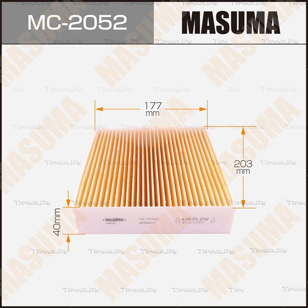 Салонный фильтр Masuma. Артикул MC-2052