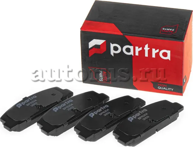 Колодки тормозные дисковые (Partra) Partra. Артикул BP6204