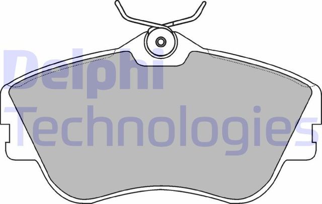 Тормозные колодки Delphi (Low-Metallic). Артикул LP918