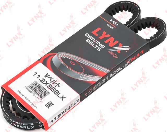 Приводной ремень клиновой LYNXauto для Audi S2 I 1990-1992. Артикул 11.2X866LX