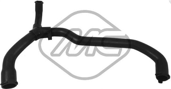 Патрубок радиатора (системы охлаждения) Metalcaucho. Артикул 08639