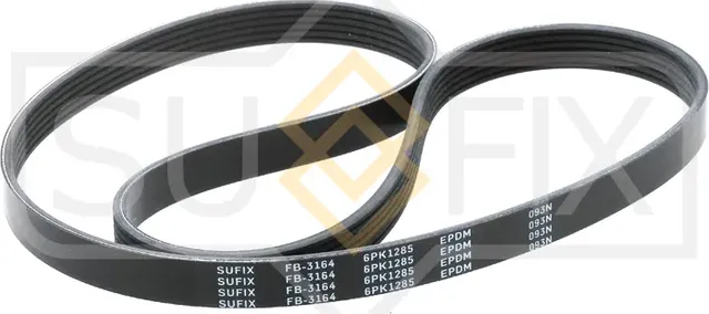 Ремень поликлиновый 6PK1285 (Sufix). Артикул FB3164