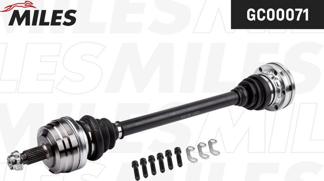 Полуось (привод в сборе, приводной вал) Miles правая/левая для Mercedes-Benz W124, A124 1984-1993. Артикул GC00071