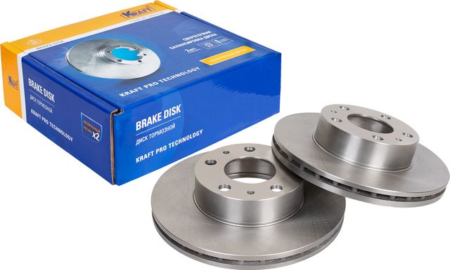 Диск тормозной PSA/FIAT JUMPER/BOXER/DUCATO -02 перед.вент.D=280 (Kraft). Артикул KT016037
